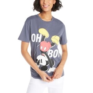 Mickey Mouse Women's Upside Down Graphic T-Shirt - XS